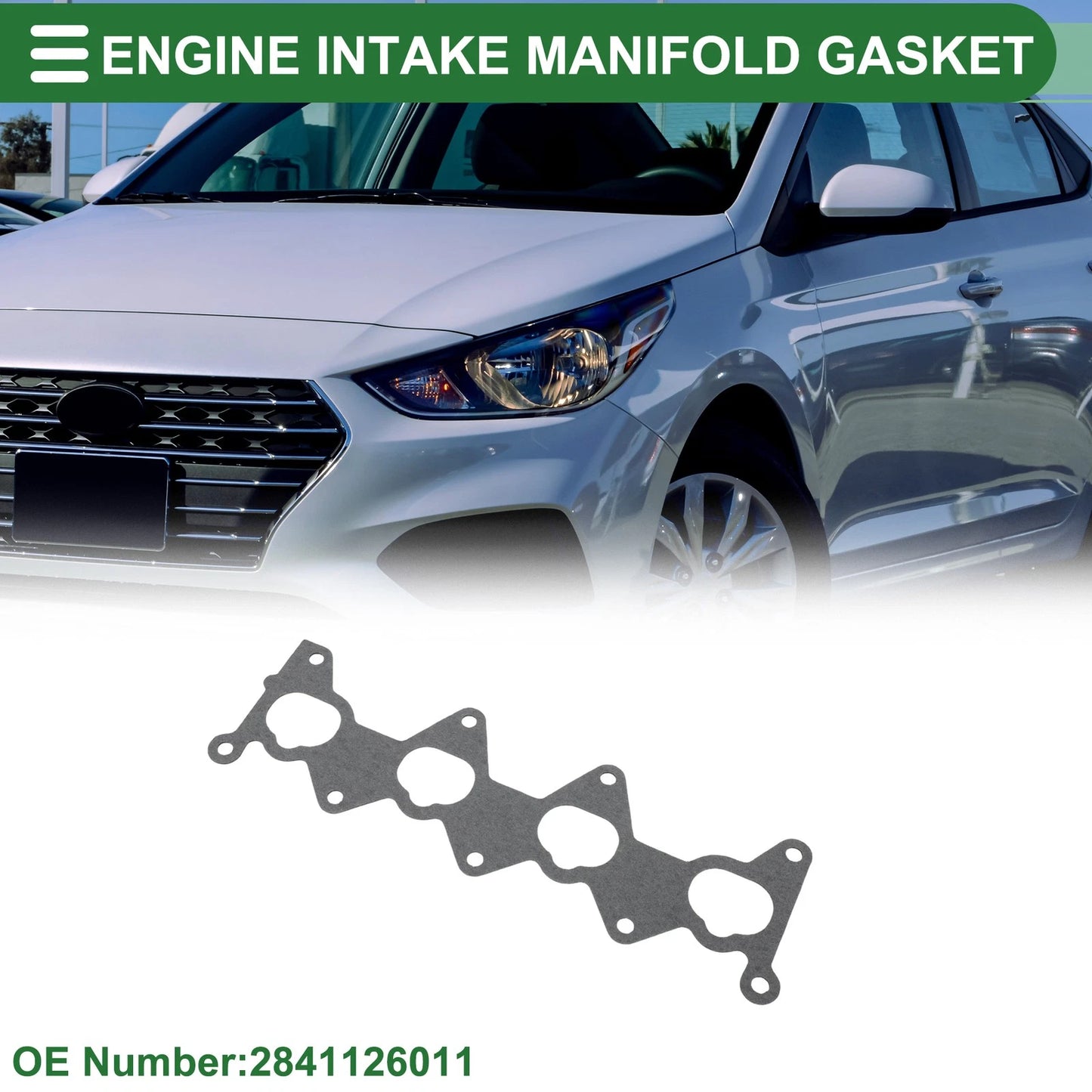 Engine Intake Manifold Gasket for Hyundai Accent (2005–2010) No. 2841126011