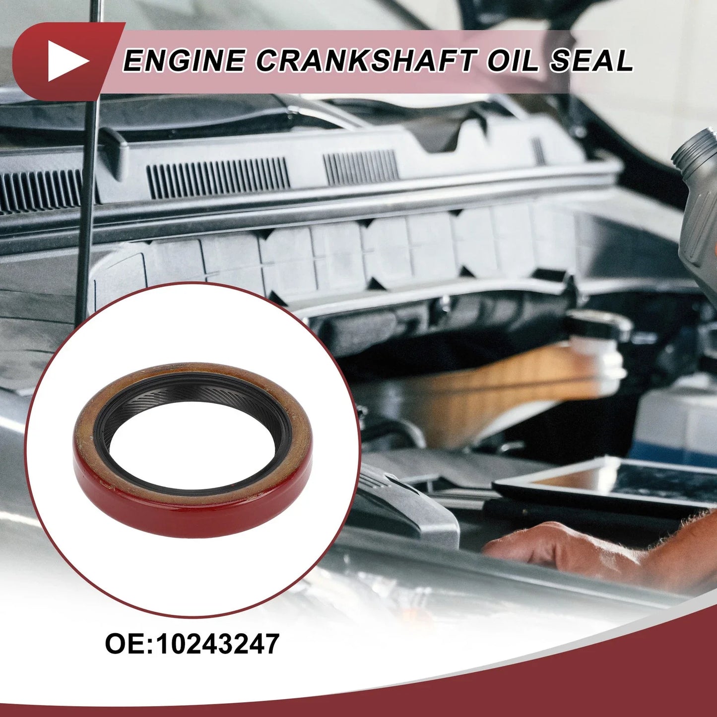 Front Crankshaft Oil Seal for Chevrolet GMC 1 x Main Seal (No. 10243247)