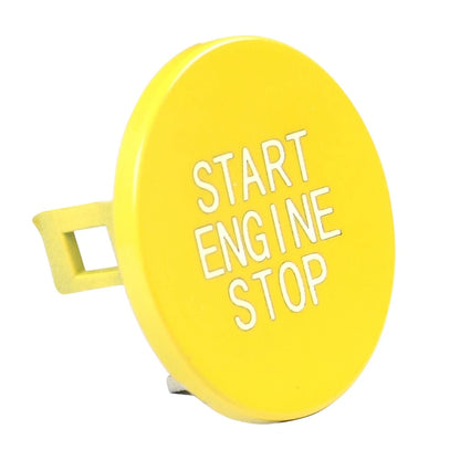 ABS Yellow Engine Start Stop Button Switch Cover Trim for BMW 3 Series (2012–2019)