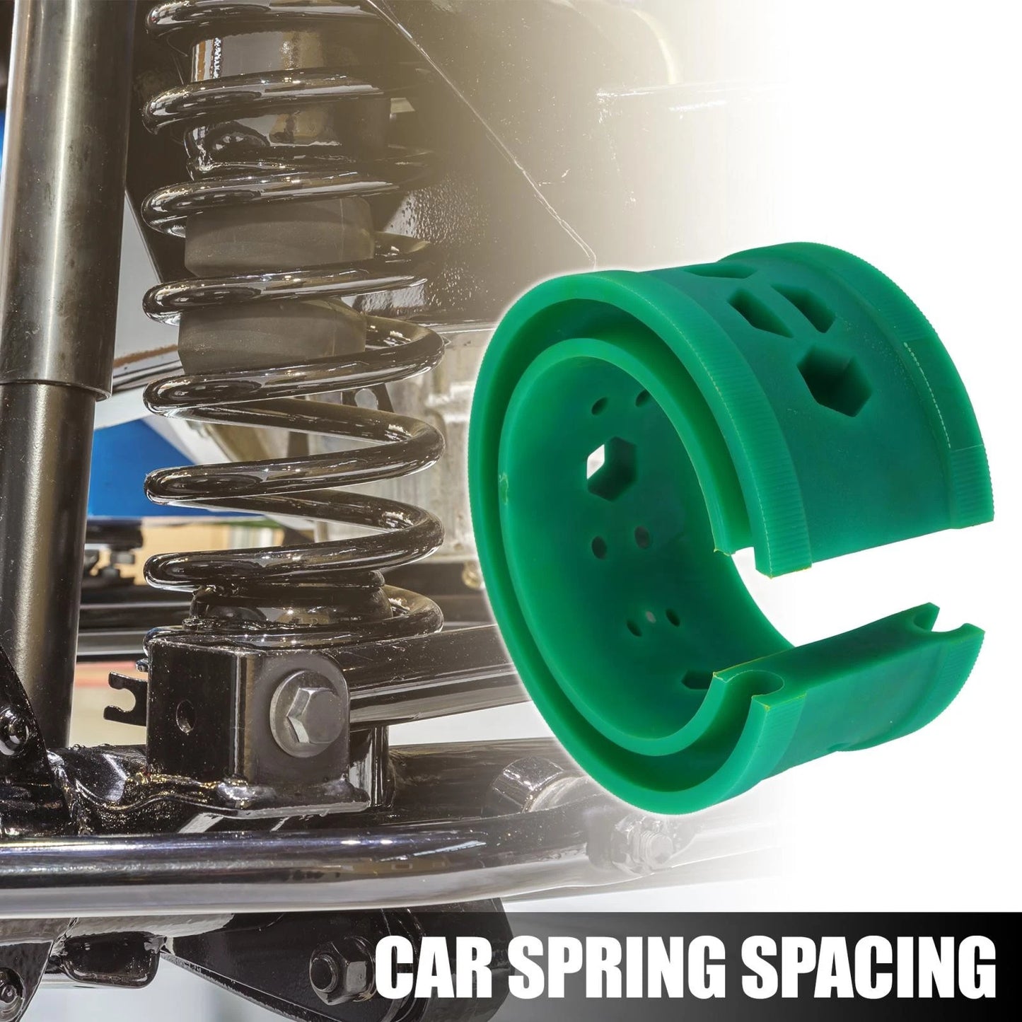 2X Green Coil Spring Rubber Buffer A+ Type for Ford Chevy