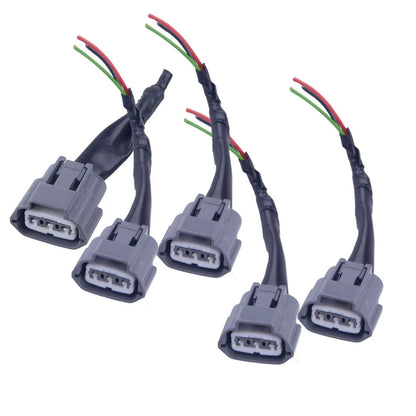 Ignition Coil Connector 5 x Gray for Nissan Sentra, X-Trail (2001-2012)