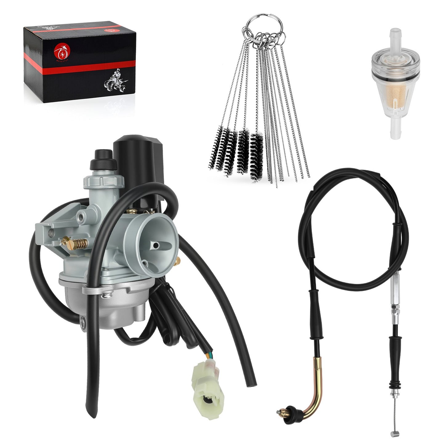 Carburetor & Throttle Cable for Kawasaki KFX 50 (2007–2024)