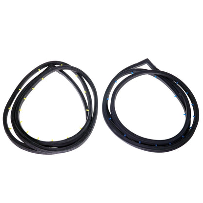 Set of 2 Rear Door Weatherstrips for Toyota Corolla Sedan (1966–1970)