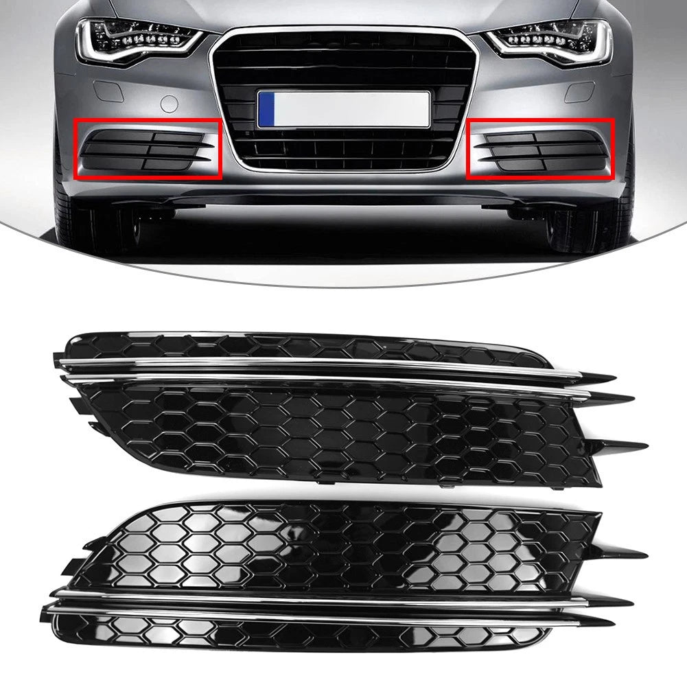 Fog Light Grille for Audi Q7 (2016–2019) 4M0807681T 4M0807682T