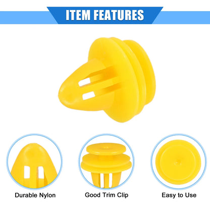 100 Pcs Door Trim Panel Retainer Clips for Chevrolet Aveo (2004-2011)