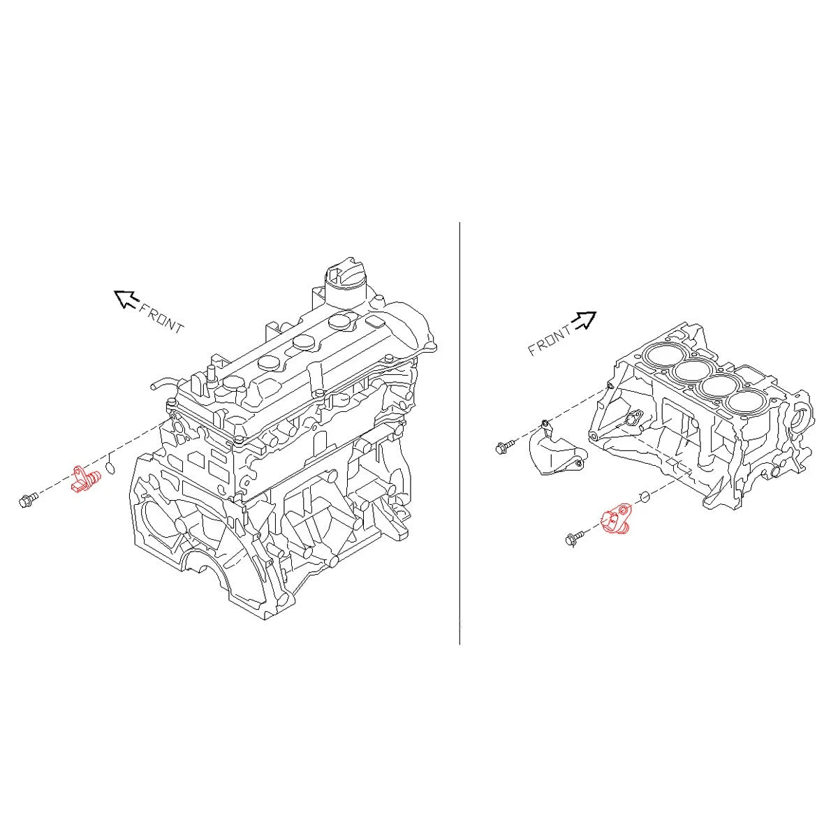 Crankshaft Position Sensor for Nissan AD Wingroad Wagon (2006–2016)