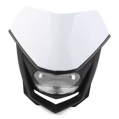 Headlight Fairing for Supermoto Dirt Bike (Universal) - White