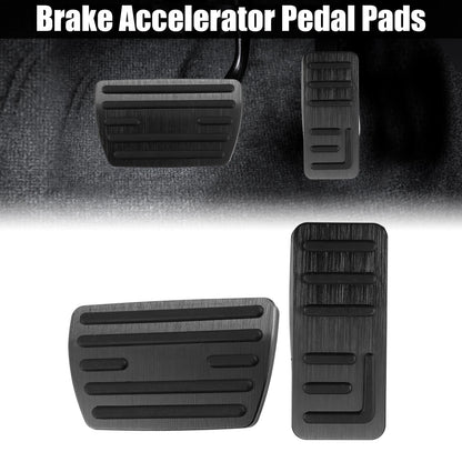 2 Pcs Foot Pedal Cover Non-Slip Metal for Honda HR-V Vezel (2014–2021)