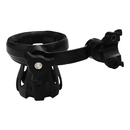 Black Handlebar Mount Drink Cup Holder for Harley Street Glide Dyna (2006-2023)