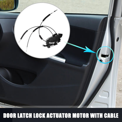 Front Right Door Latch Actuator Motor with Cable for Nissan Sentra (2013–2019)