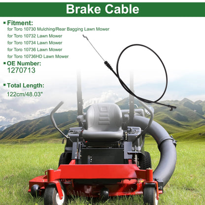Brake Cable for Toro 10730 Mulching 48" (Replace 1270713)