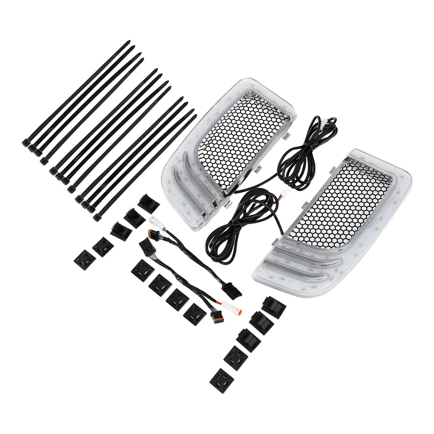 6.5" Lower Vented Fairing Speakers & Turn Signals for Harley Touring (2014-2024)