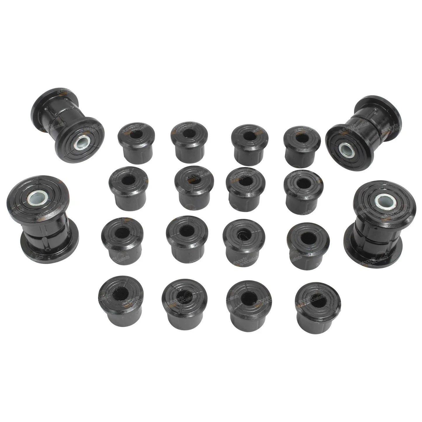 Full Leaf Spring + Shackle Poly Bush Kit Front/Rear for Suzuki Sierra