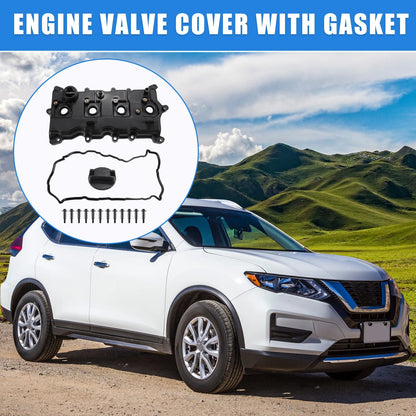 Set of 1 Engine Valve Cover with Gasket for Nissan Rogue (2008–2013) No.13264JG30A