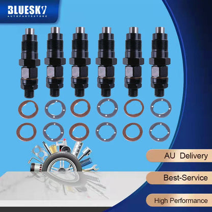 6 x New Diesel Fuel Injectors for Nissan Patrol GU Y61 TD42 TD42T