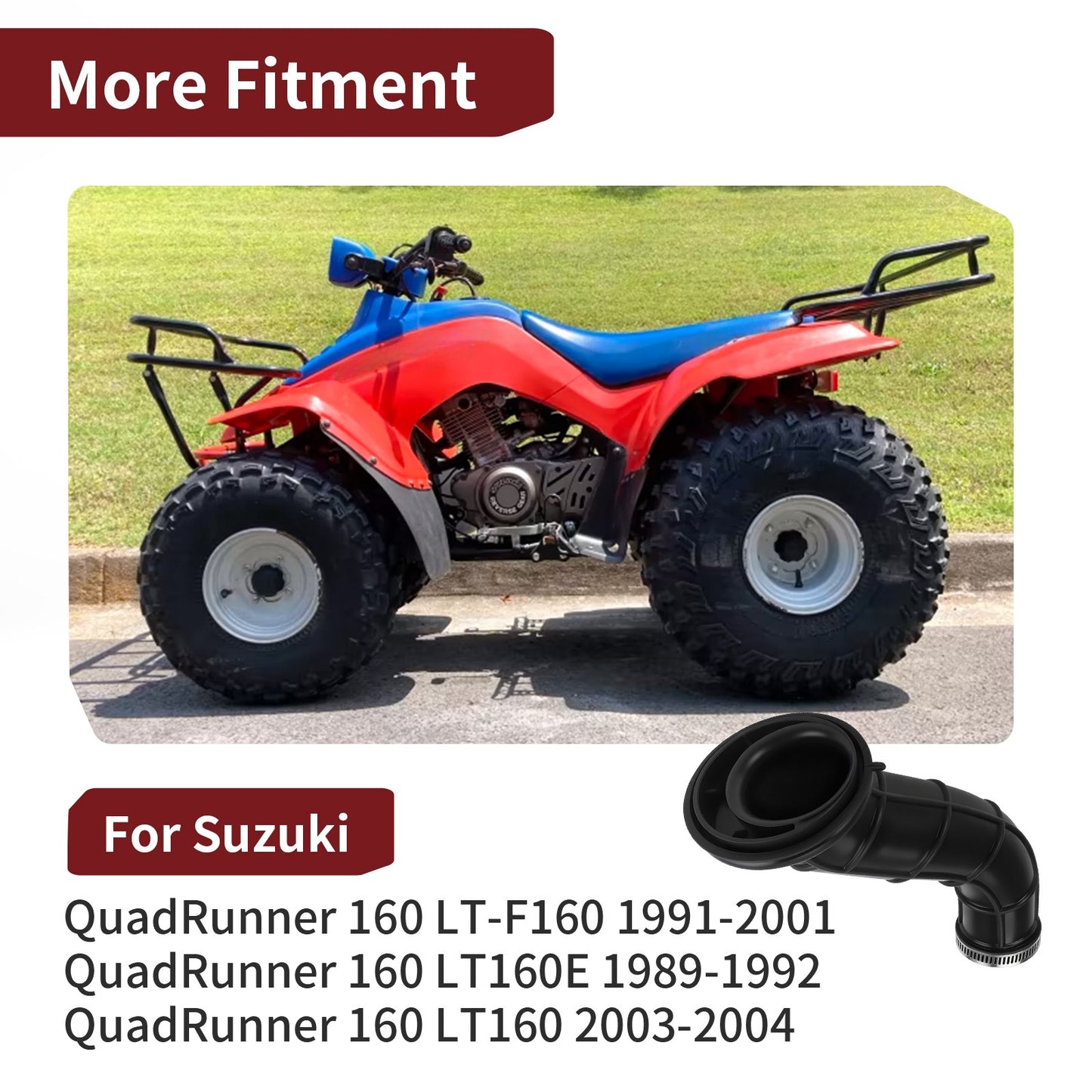 Carburetor Boot for Suzuki QuadRunner 160 (1989–2004)