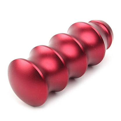 Red Aluminum Manual Gear Stick Shift Knob for Universal Bambo Style Cars