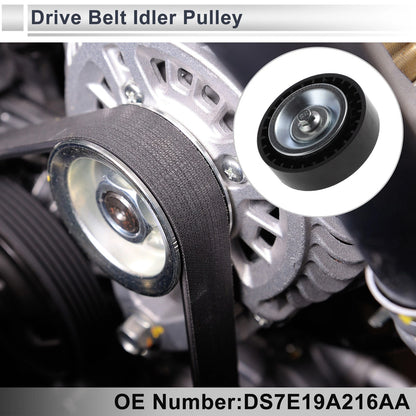 Drive Belt Idler Pulley for Ford Edge (2016–2018) No.DS7E19A216AA PA66