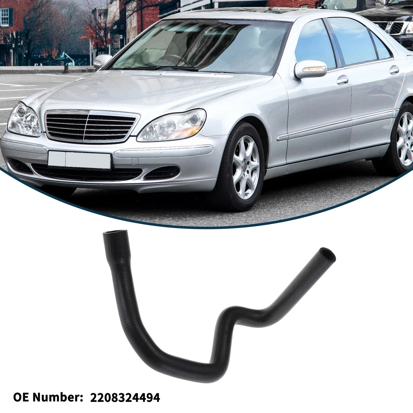 Radiator Hose for Mercedes-Benz S-Klasse (W220) (1998–2005) 2208324494
