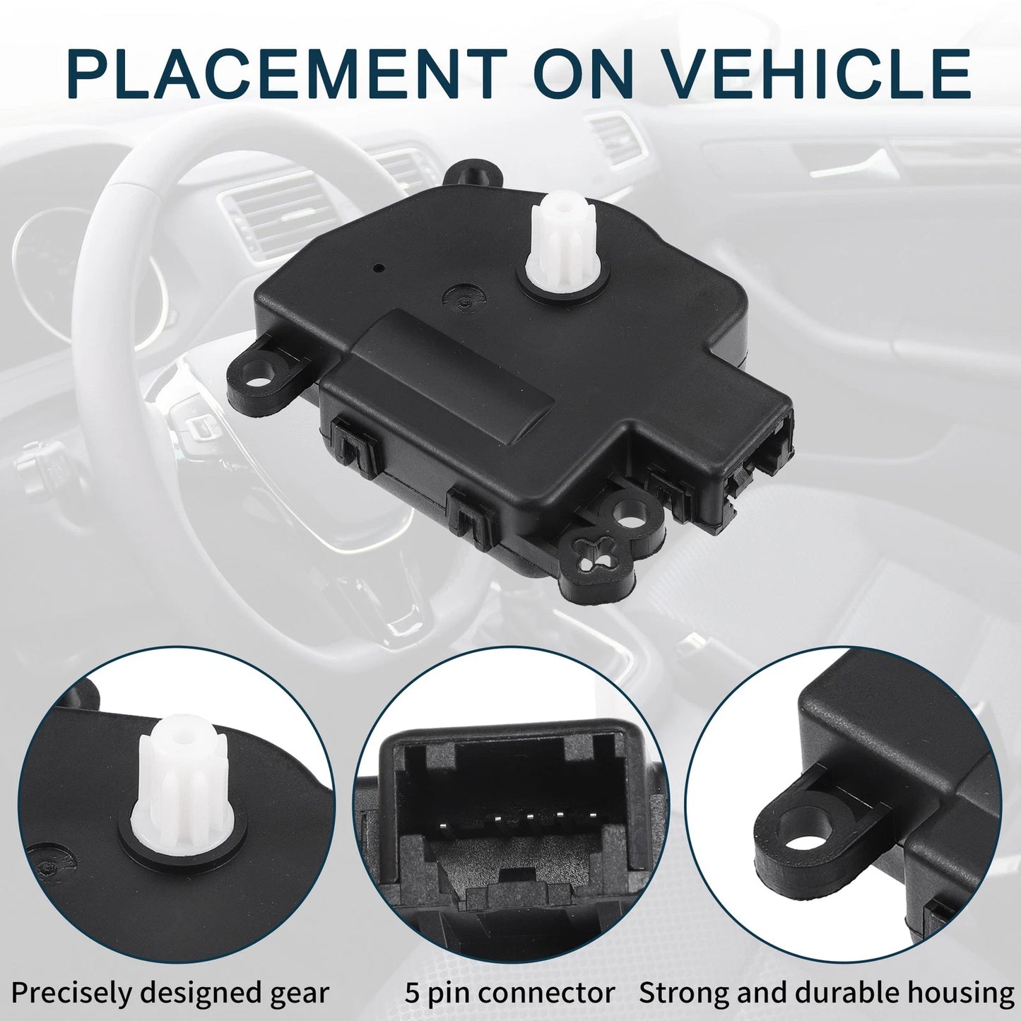 HVAC Heater Blend Door Actuator No.68224192AA for Jeep Grand Cherokee (2011–2014)
