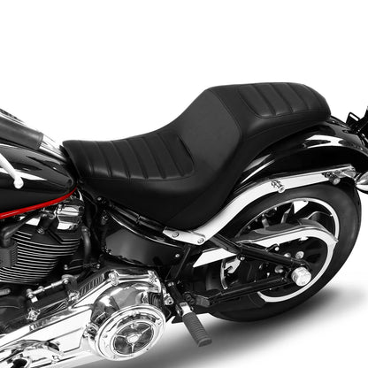 Black Driver & Passenger Seat for Harley Softail Low Rider FXLR (2018-2023)