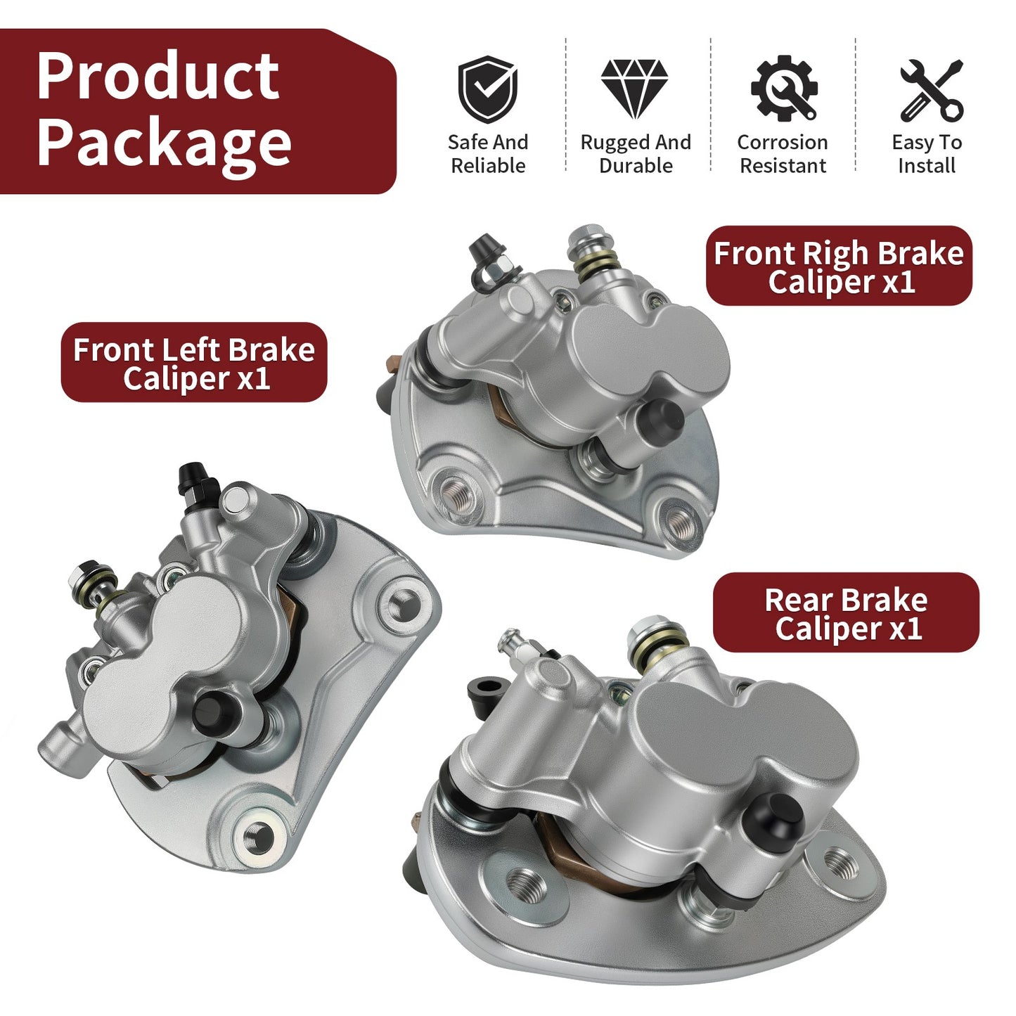 Brake Calipers for Can-Am Commander 800/R 1000/R (2011–2023)