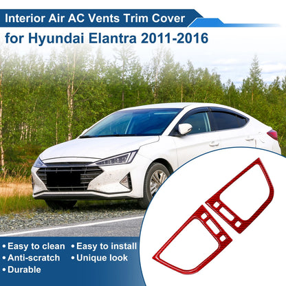 Air Condition Outlet Vent Trim Cover Frame for Hyundai Elantra (2011–2016) 1 Pair