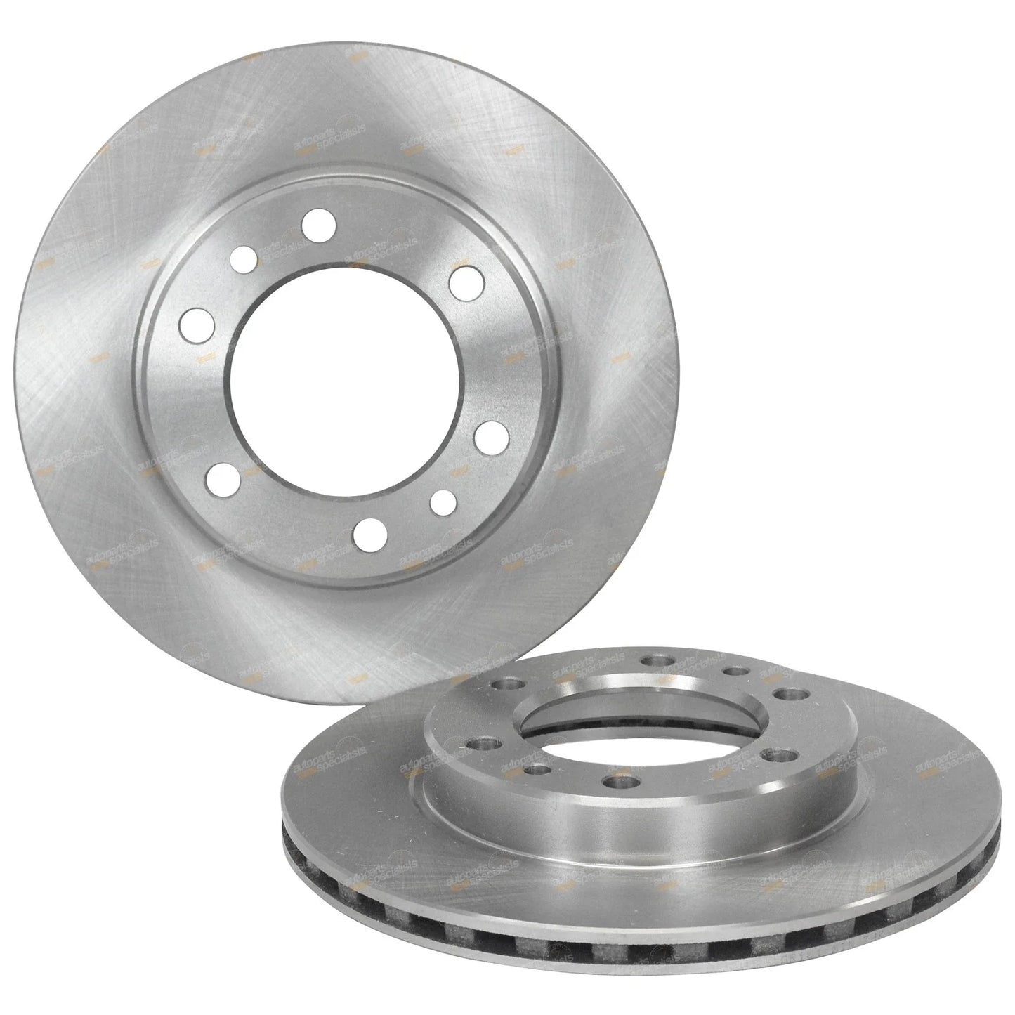 2 x Front Brake Rotors Discs for Toyota Landcruiser Prado KZJ70 70 Series