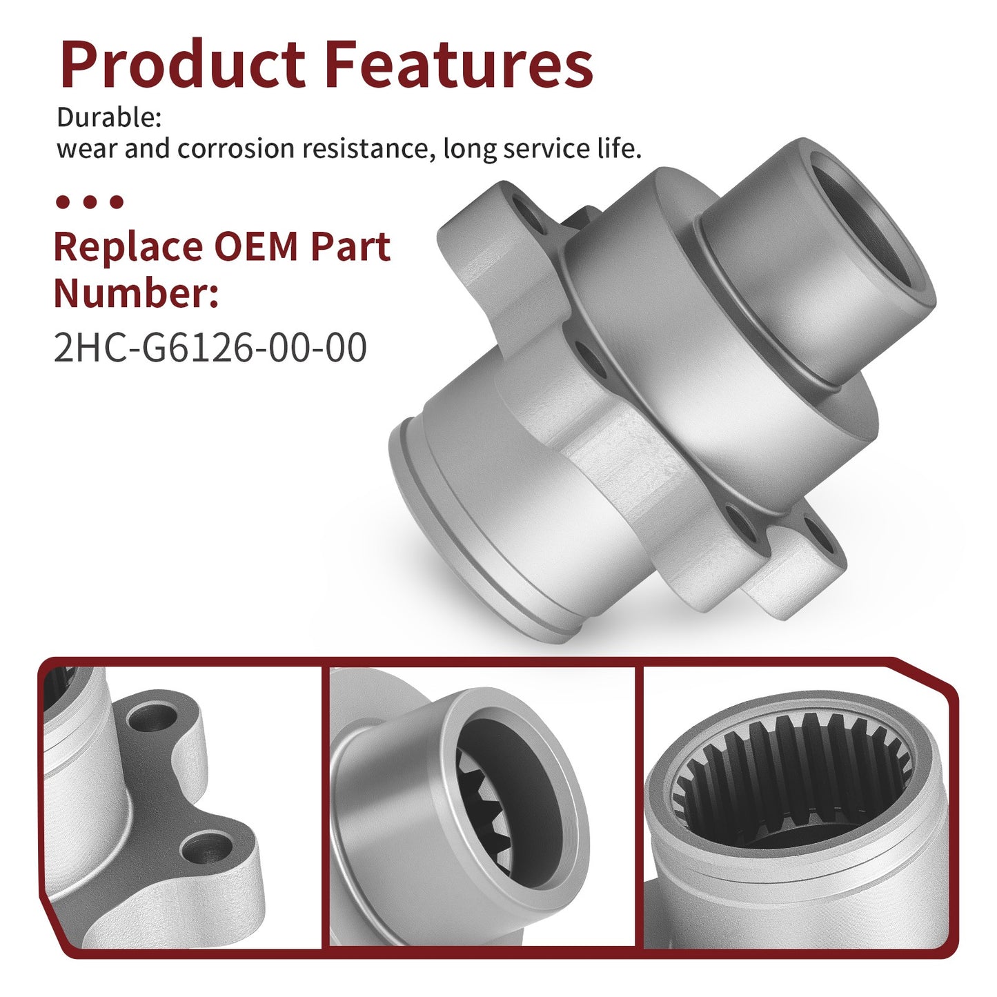 Coupling for Yamaha YXZ1000R (2016–2024)