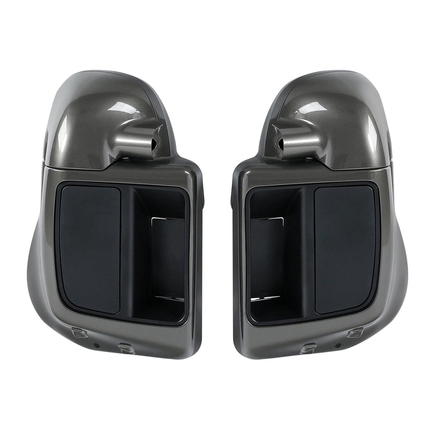 Lower Vented Fairings Speaker Pod for Harley Touring Industrial Gray