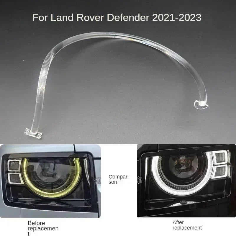 2 x LH/RH Headlight DRL Signature Halo Acrylic for Land Rover Defender (2020–2023)