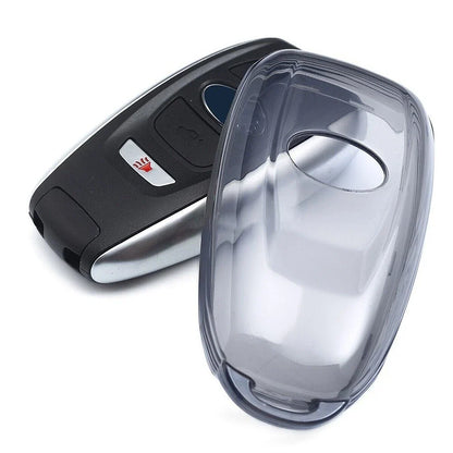 Black Transparent Key Fob Case Cover for Forester (2015–2024)