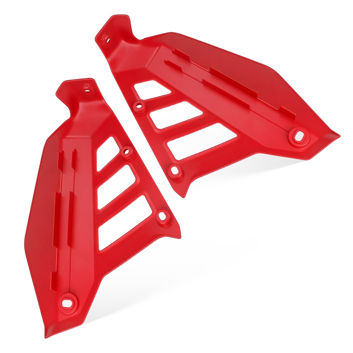 Set of 2 Red Radiator Shrouds for Honda ATC250R (1985–1986)
