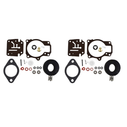 2X Carburetor Rebuild Kit for Johnson Evinrude 50 55 60 HP