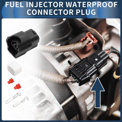 2 Pin Fuel Injector Waterproof Connector Plug for Nissan