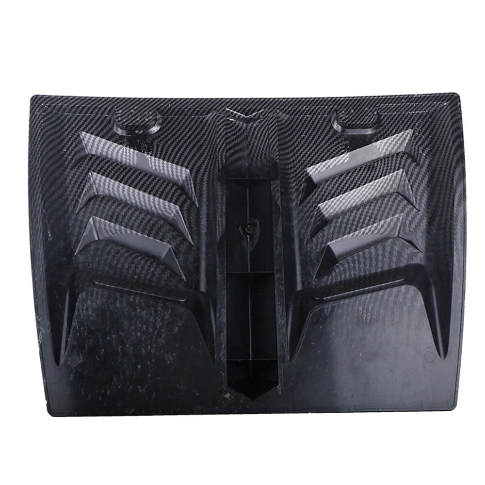 ABS Glossy Black Hood Vent Scoop Cover for Car Exterior Trim