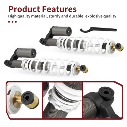 Air Front Shocks Absorbers & Tool 2 x Polaris RZR S 800 EFI (2009–2012)