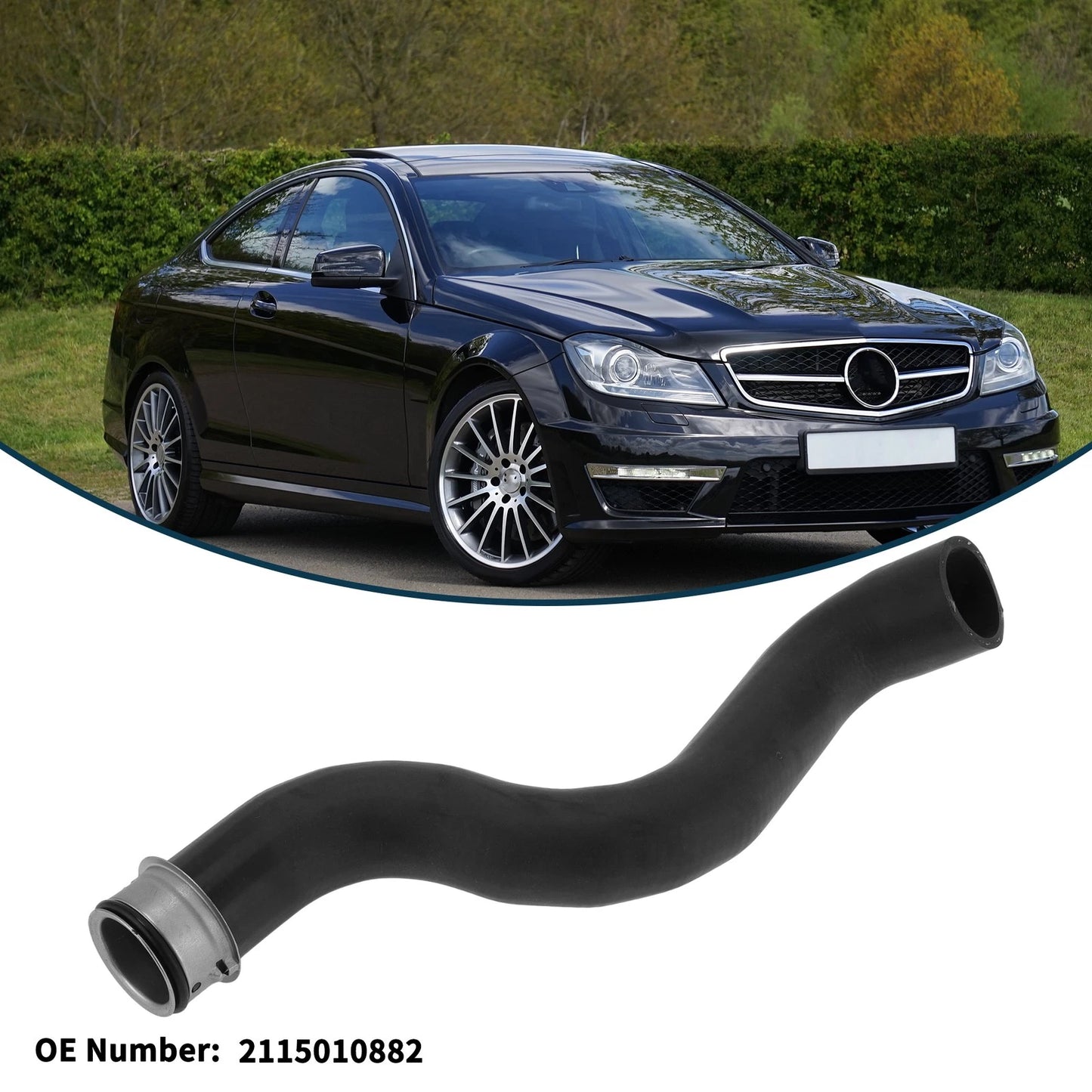 Radiator Hose for Mercedes-Benz E-Klasse W211 (2002–2009) No. 2115010882