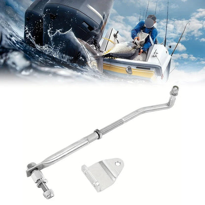 Outboard Steering Link Lever Kit 265315mm Stainless Steel for Marine Engine