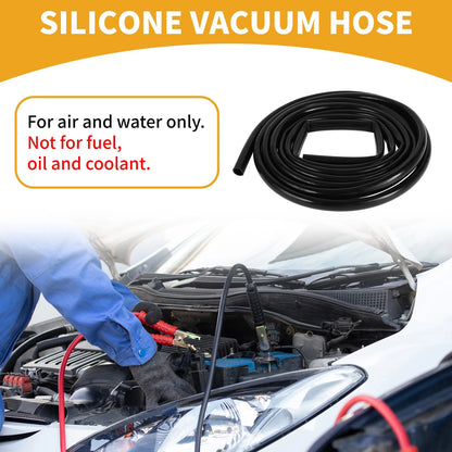 15FT 5/8" Silicone Vacuum Tubing Hose for Air and Water (16mm ID, 2mm Thickness)