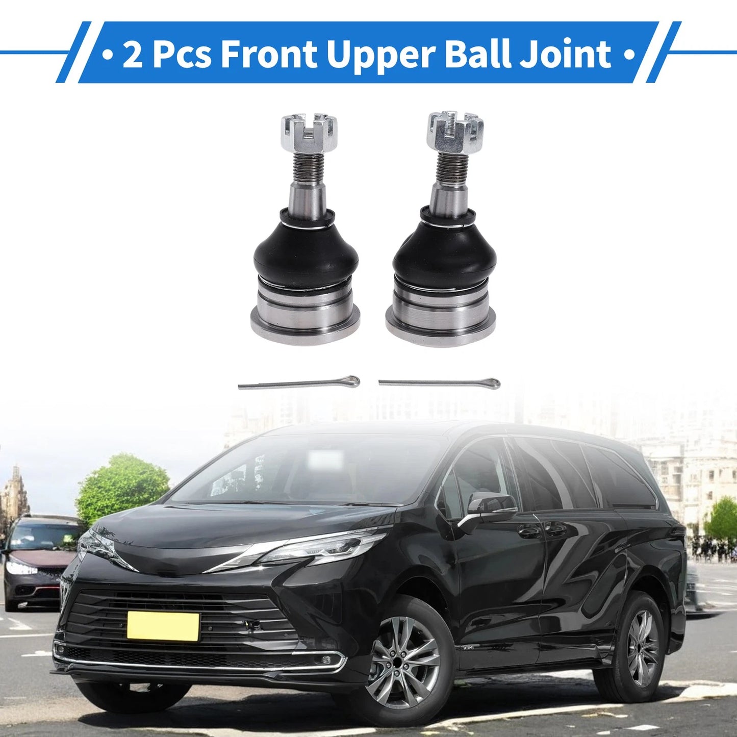2 Pcs Front Upper Ball Joints for Toyota Tacoma (1995–1997) No.K90255/RK90255