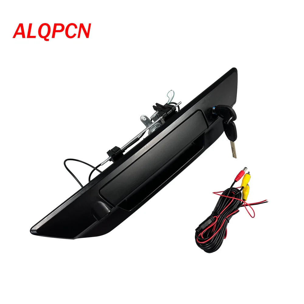 Black Tailgate Handle w/ Lock Key Cylinder & Camera for Toyota Hilux Revo (2015)