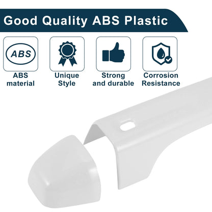 Door Handle Cover Trim for Jeep Wrangler JL JLU (2018–2023) White