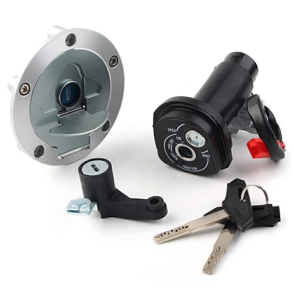 Ignition Switch Fuel Gas Cap Seat Lock Set for Yamaha YZF R15 (2019–2021)