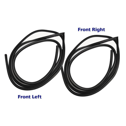 Door Rubber Weatherstrip Seal L+R Fits Datsun Bluebird 510 2D Sedan 1967-72 D06