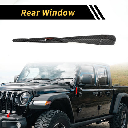 Set of 2 Rear Window Wiper Arm Blades Cover for Jeep Wrangler
