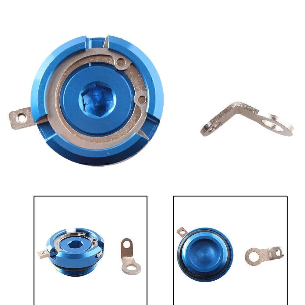 Oil Filler Cap Set for Yamaha FJ1100 (1984–1985) & FZ600 (1987–1988) Blue