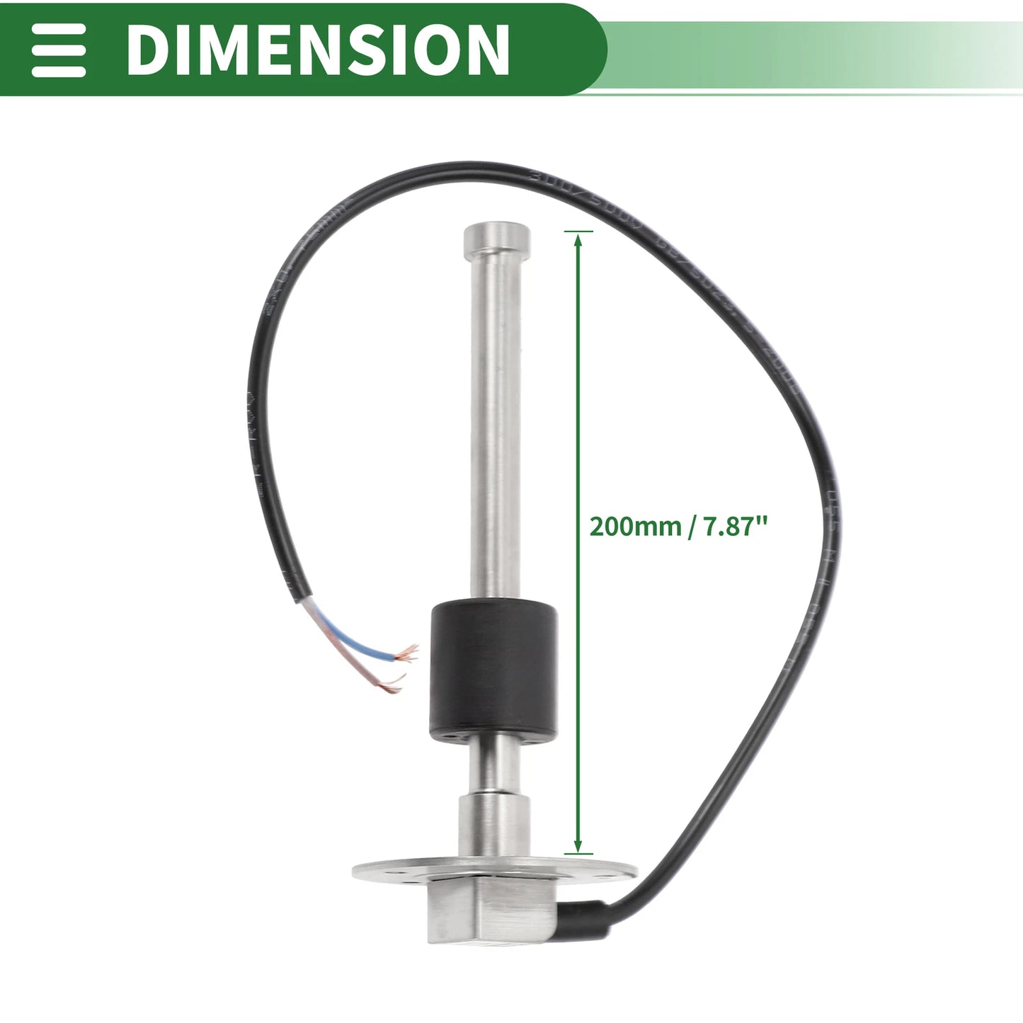 Fuel Sending Unit and Gauge Kit 0-190 Ohm for Boat Car Vehicle