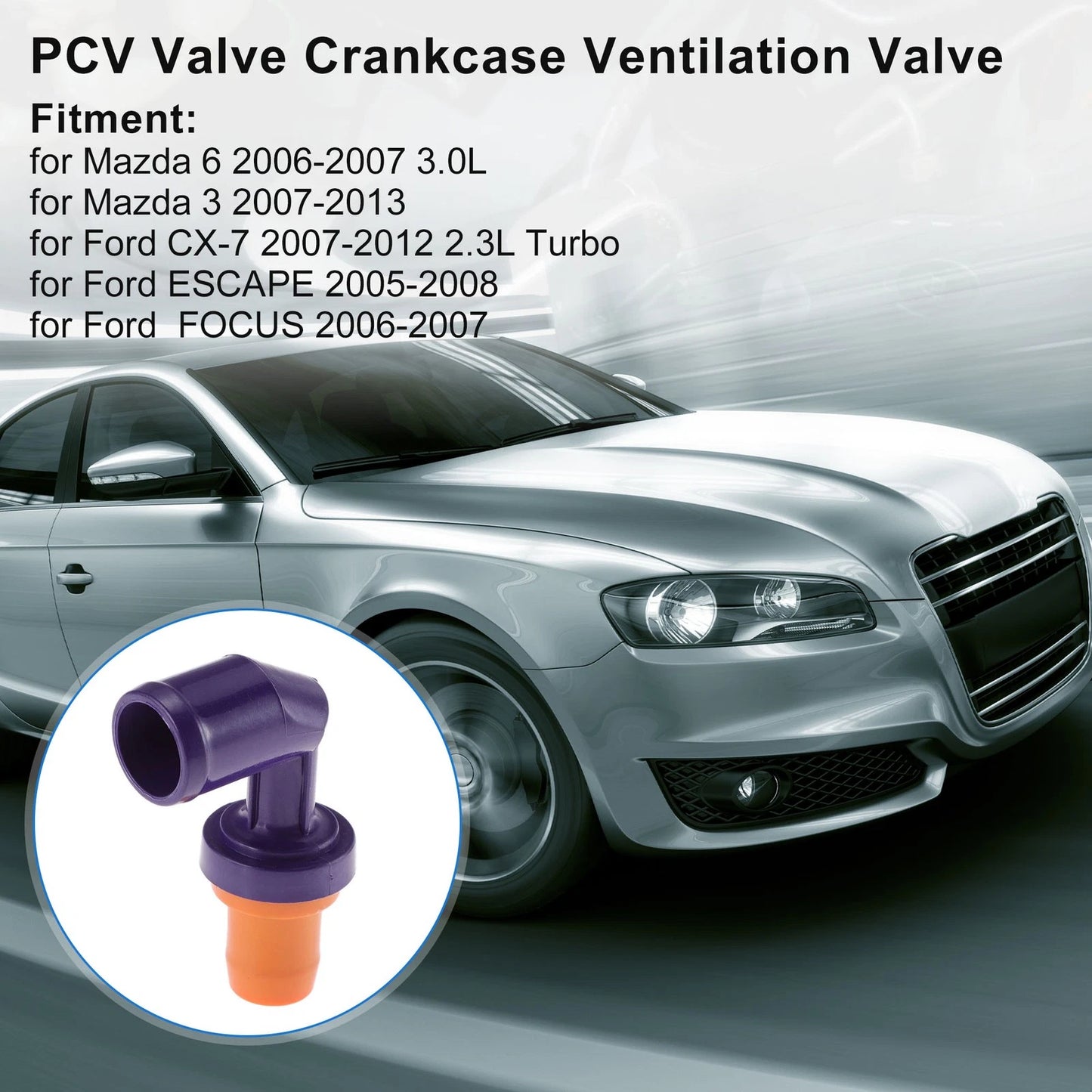 PCV Valve for Mazda 6 (2006–2007) 4L5G6A666AA/4L5Z6A666BA