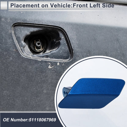 Front Left Headlight Washer Nozzle Cover Cap for BMW 320i (2012–2019)